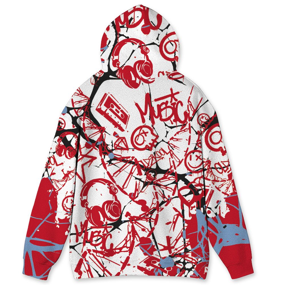 Fire-Red-5s-NastyJamz-Hoodie-Match-Pattern-Dna-Graffiti-All-Over-Print