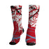 Fire-Red-5s-NastyJamz-Socks-Match-Pattern-Dna-Graffiti-All-Over-Print