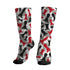 Fire-Red-5s-NastyJamz-Socks-Match-Pattern-Chess-All-Over-Print