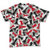 Fire-Red-5s-NastyJamz-T-Shirt-Match-Pattern-Chess-All-Over-Print