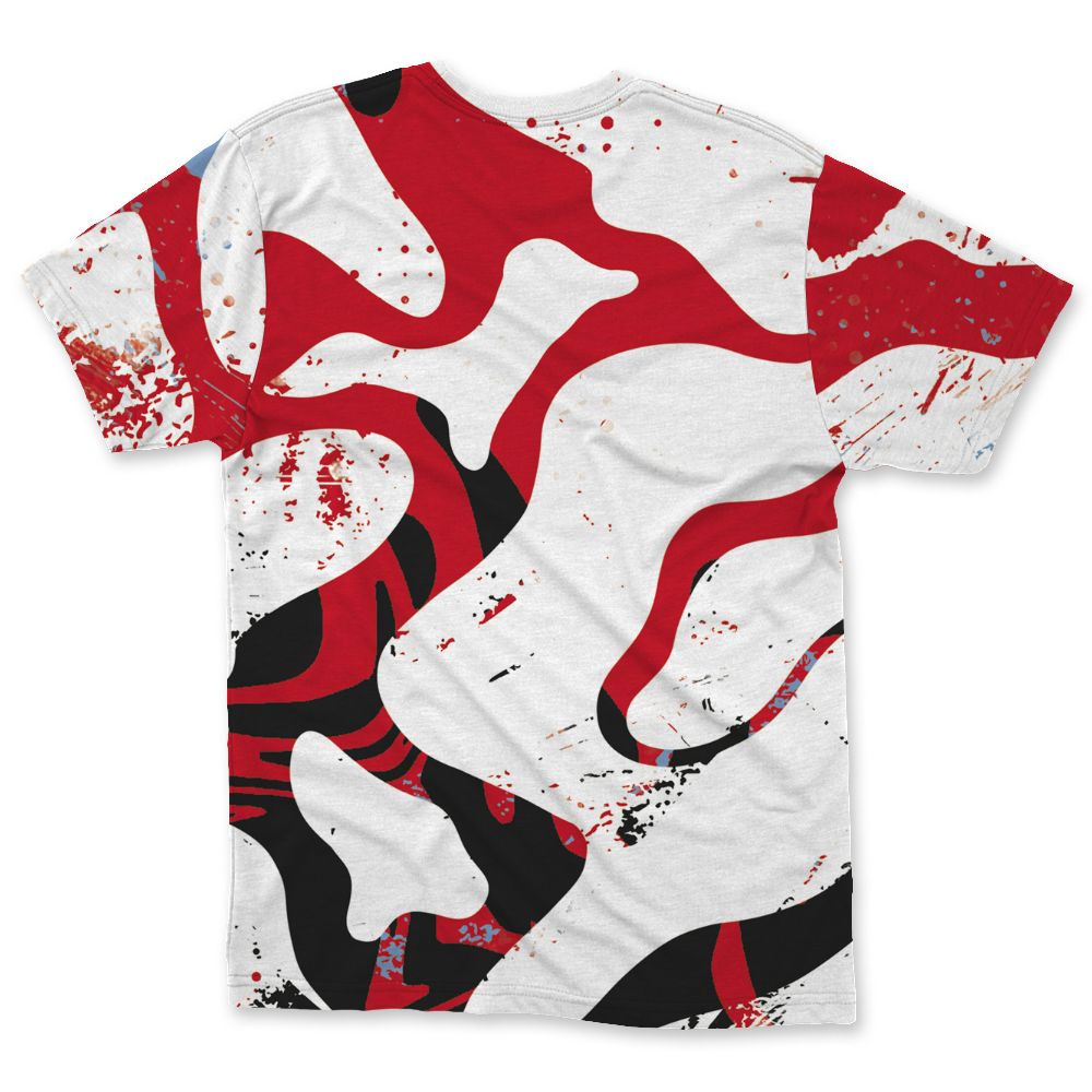 Fire-Red-5s-NastyJamz-T-Shirt-Match-Pattern-Be-Happy-All-Over-Print