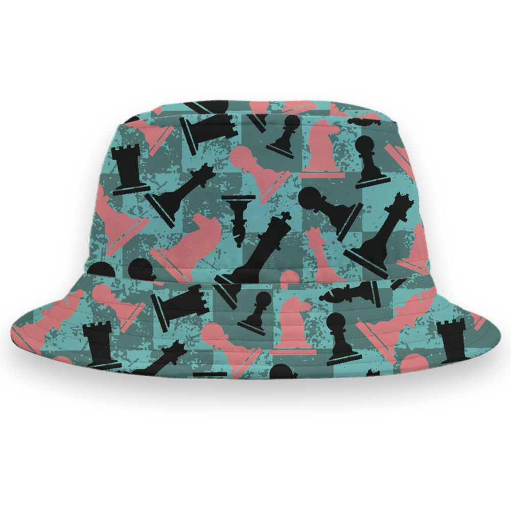 NBL-740-Cyber-Jade-NastyJamz-Bucket-Hat-Match-Pattern-Chess-All-Over-Print