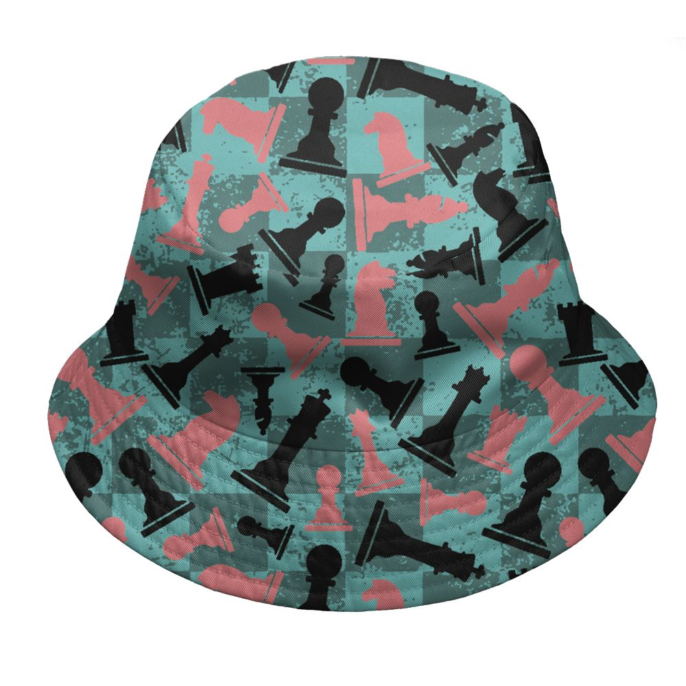 NBL-740-Cyber-Jade-NastyJamz-Bucket-Hat-Match-Pattern-Chess-All-Over-Print