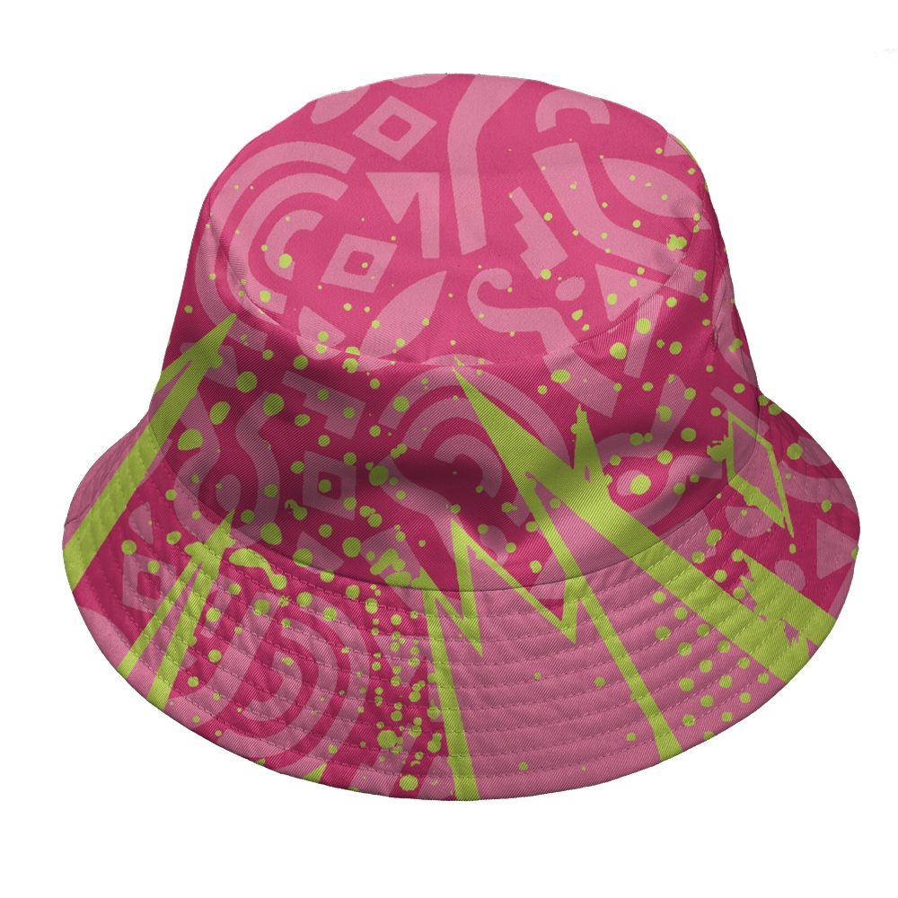 GF-7-Live-Wire-NastyJamz-Bucket-Hat-Match-Pattern-Geometric-All-Over-Print
