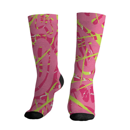 GF-7-Live-Wire-NastyJamz-Socks-Match-Smile-Through-The-Pain-All-Over-Print