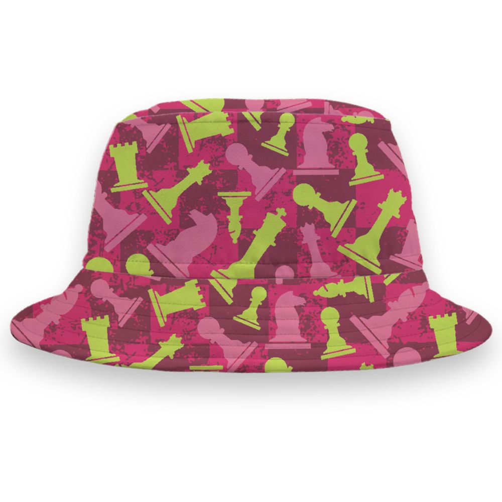 GF-7-Live-Wire-NastyJamz-Bucket-Hat-Match-Pattern-Chess-All-Over-Print