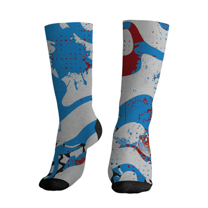 Spizike-Bordeaux-NastyJamz-Socks-Match-Pattern-Be-Happy-All-Over-Print