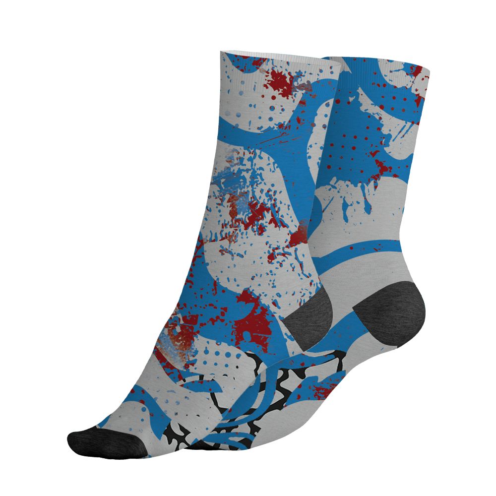 Spizike-Bordeaux-NastyJamz-Socks-Match-Pattern-Be-Happy-All-Over-Print