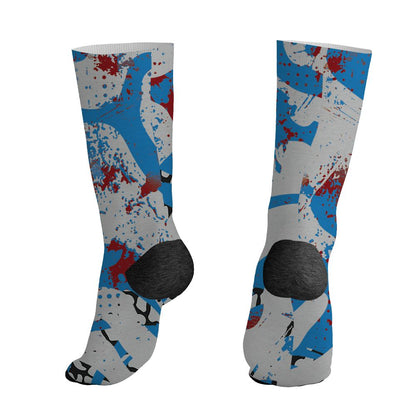Spizike-Bordeaux-NastyJamz-Socks-Match-Pattern-Be-Happy-All-Over-Print