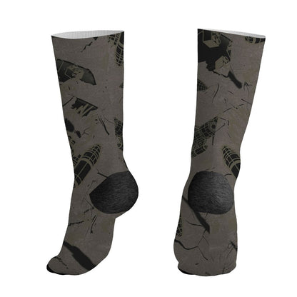 Cave-Stone-4s-NastyJamz-Socks-Match-Born-To-Stand-Out-All-Over-Print