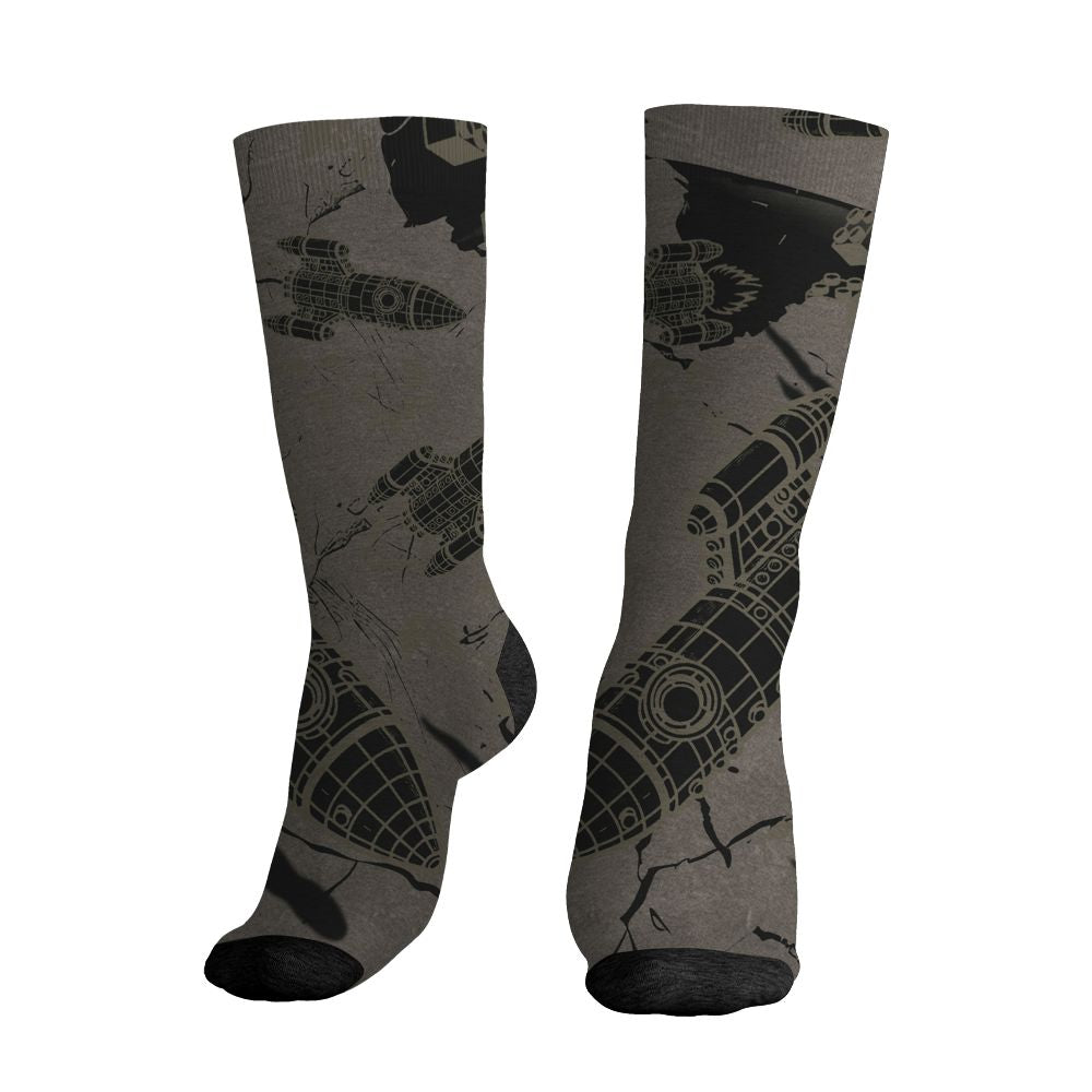 Cave-Stone-4s-NastyJamz-Socks-Match-Born-To-Stand-Out-All-Over-Print