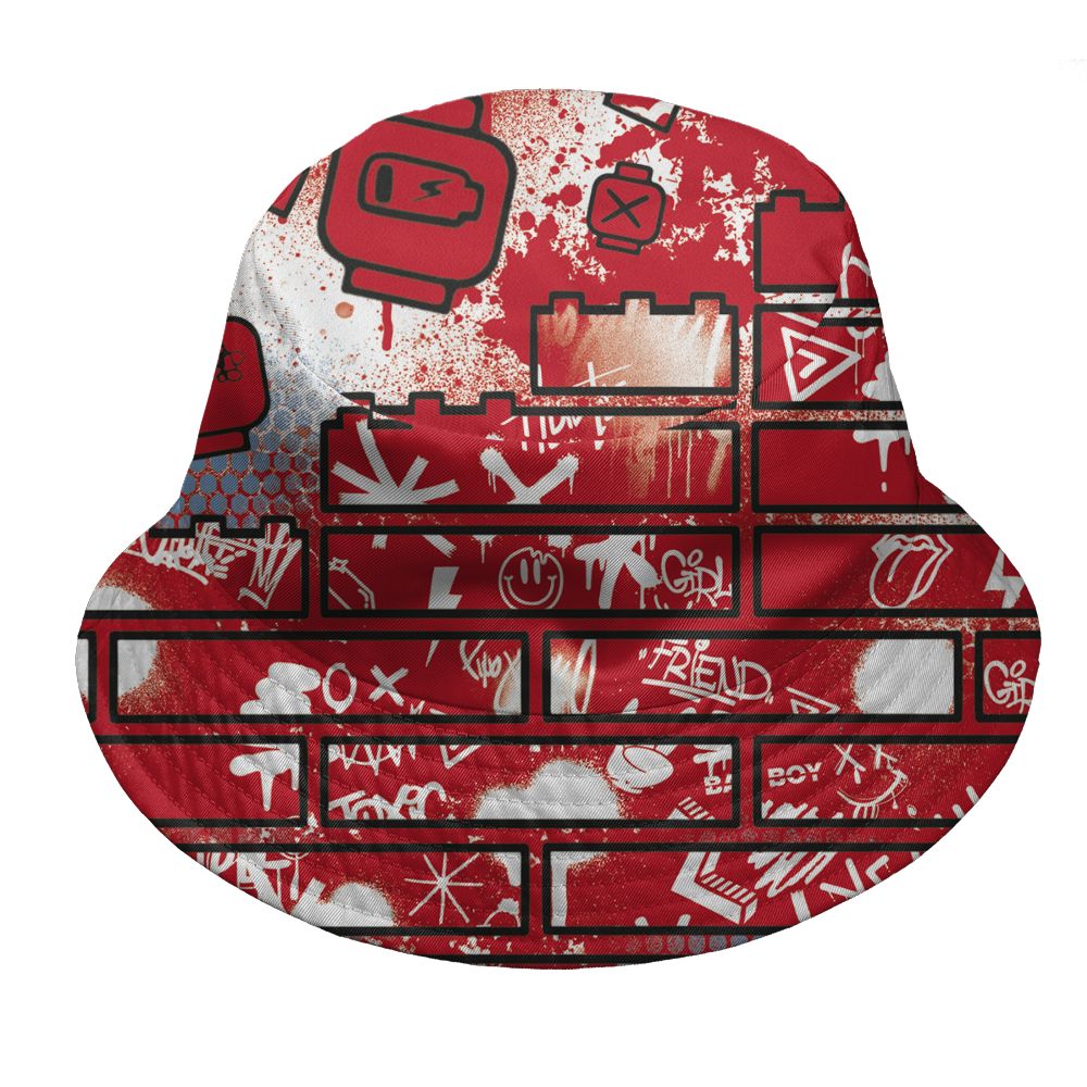 Fire-Red-5s-NastyJamz-Bucket-Hat-Match-No-Stock-Emotion-All-Over-Print