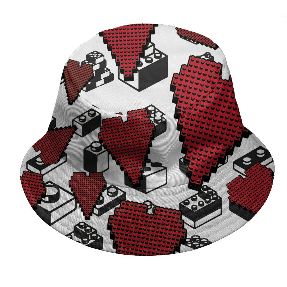 Fire-Red-5s-NastyJamz-Bucket-Hat-Match-Loyalty-Over-Likes-All-Over-Print