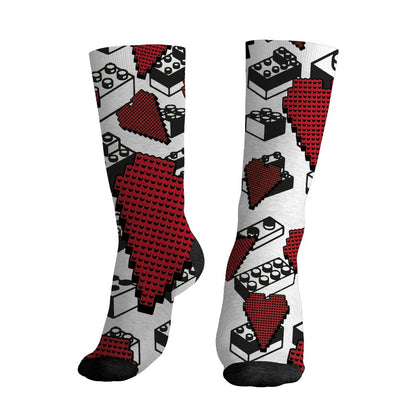 Fire-Red-5s-NastyJamz-Socks-Match-Loyalty-Over-Likes-All-Over-Print