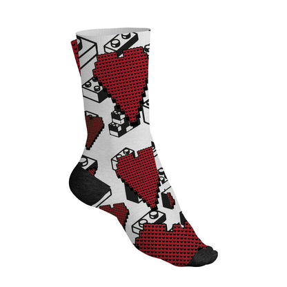 Fire-Red-5s-NastyJamz-Socks-Match-Loyalty-Over-Likes-All-Over-Print