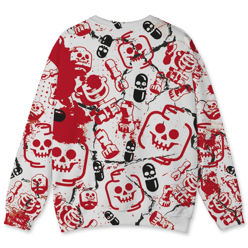 Fire-Red-5s-NastyJamz-Sweatshirt-Match-Glowing-Heart-Inside-All-Over-Print
