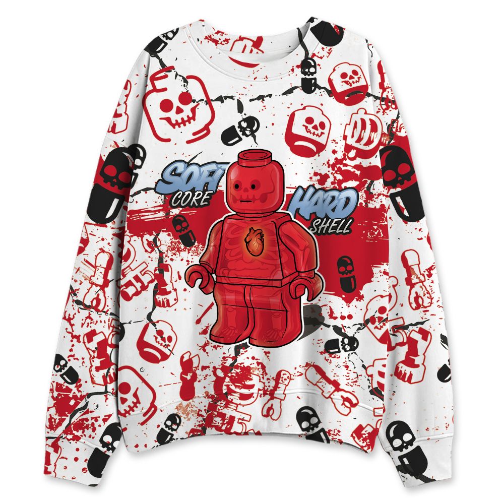 Fire-Red-5s-NastyJamz-Sweatshirt-Match-Glowing-Heart-Inside-All-Over-Print