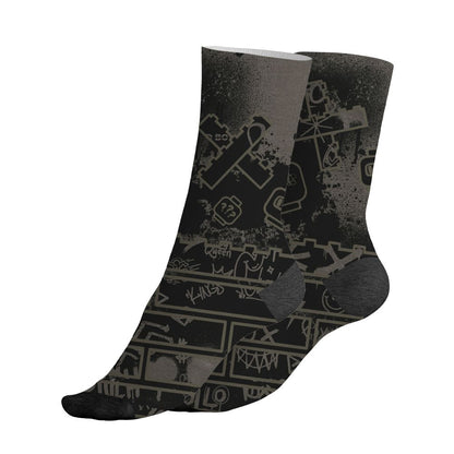 Cave-Stone-4s-NastyJamz-Socks-Match-No-Stock-Emotion-All-Over-Print