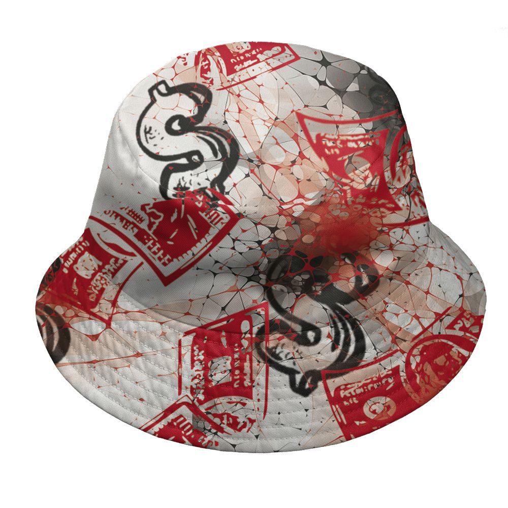 Fire-Red-5s-NastyJamz-Bucket-Hat-Match-Self-Made-Toy-All-Over-Print