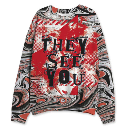 Fire-Red-5s-NastyJamz-Sweatshirt-Match-They-See-You-All-Over-Print