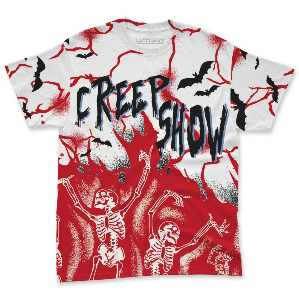 Fire-Red-5s-NastyJamz-T-Shirt-Match-Creepy-Showcase-All-Over-Print