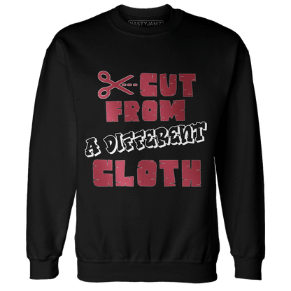 High 85 Metallic Burgundy 1s Sweatshirt Match A Different Cloth - NastyJamz