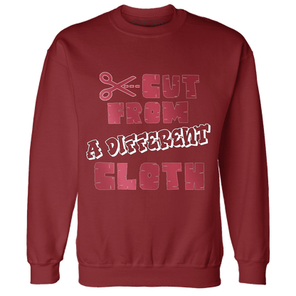 High 85 Metallic Burgundy 1s Sweatshirt Match A Different Cloth - NastyJamz