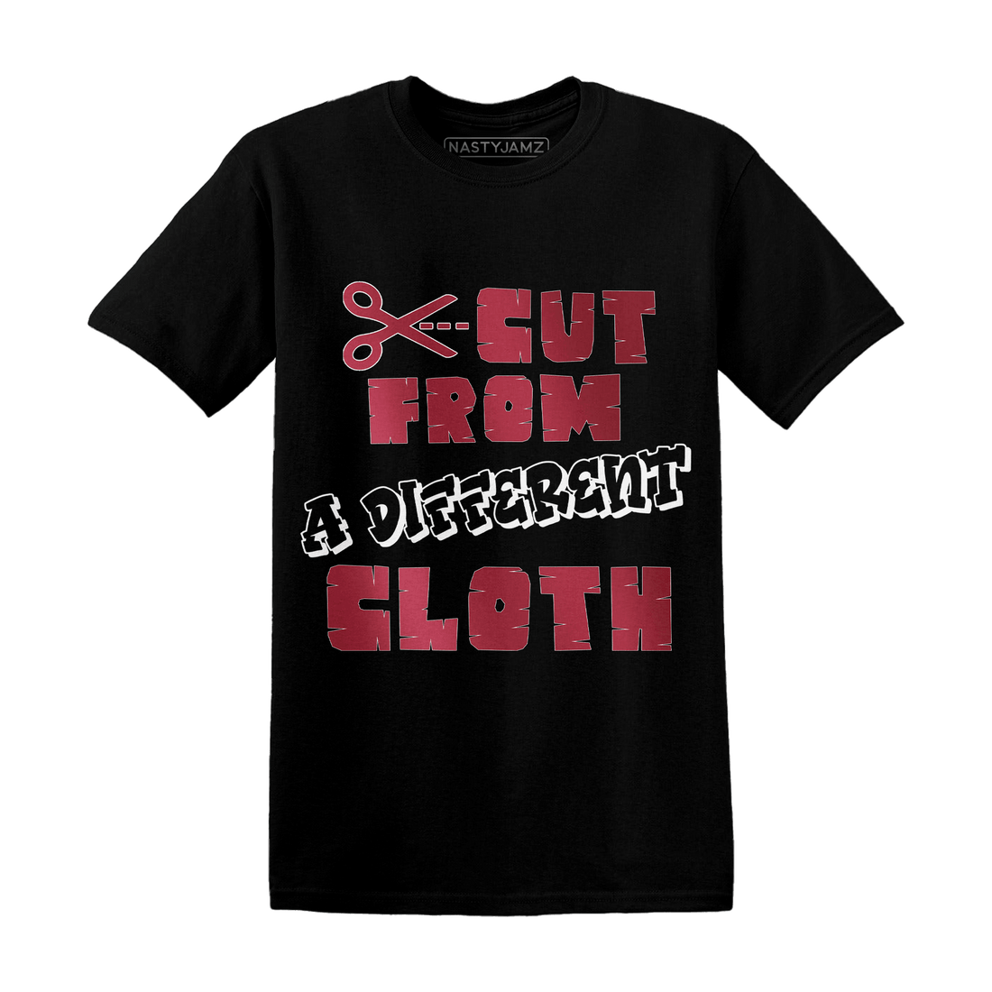 High 85 Metallic Burgundy 1s T Shirt Match A Different Cloth - NastyJamz