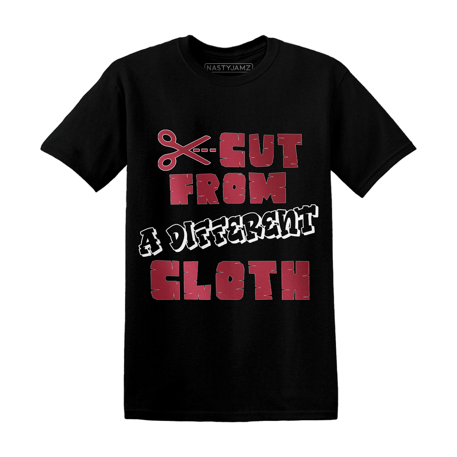 High 85 Metallic Burgundy 1s T Shirt Match A Different Cloth - NastyJamz