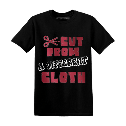 High 85 Metallic Burgundy 1s T Shirt Match A Different Cloth - NastyJamz