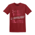 High 85 Metallic Burgundy 1s T Shirt Match A Different Cloth - NastyJamz