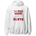 High 85 Metallic Burgundy 1s Hoodie Match A Different Cloth - NastyJamz