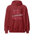 High 85 Metallic Burgundy 1s Hoodie Match A Different Cloth - NastyJamz