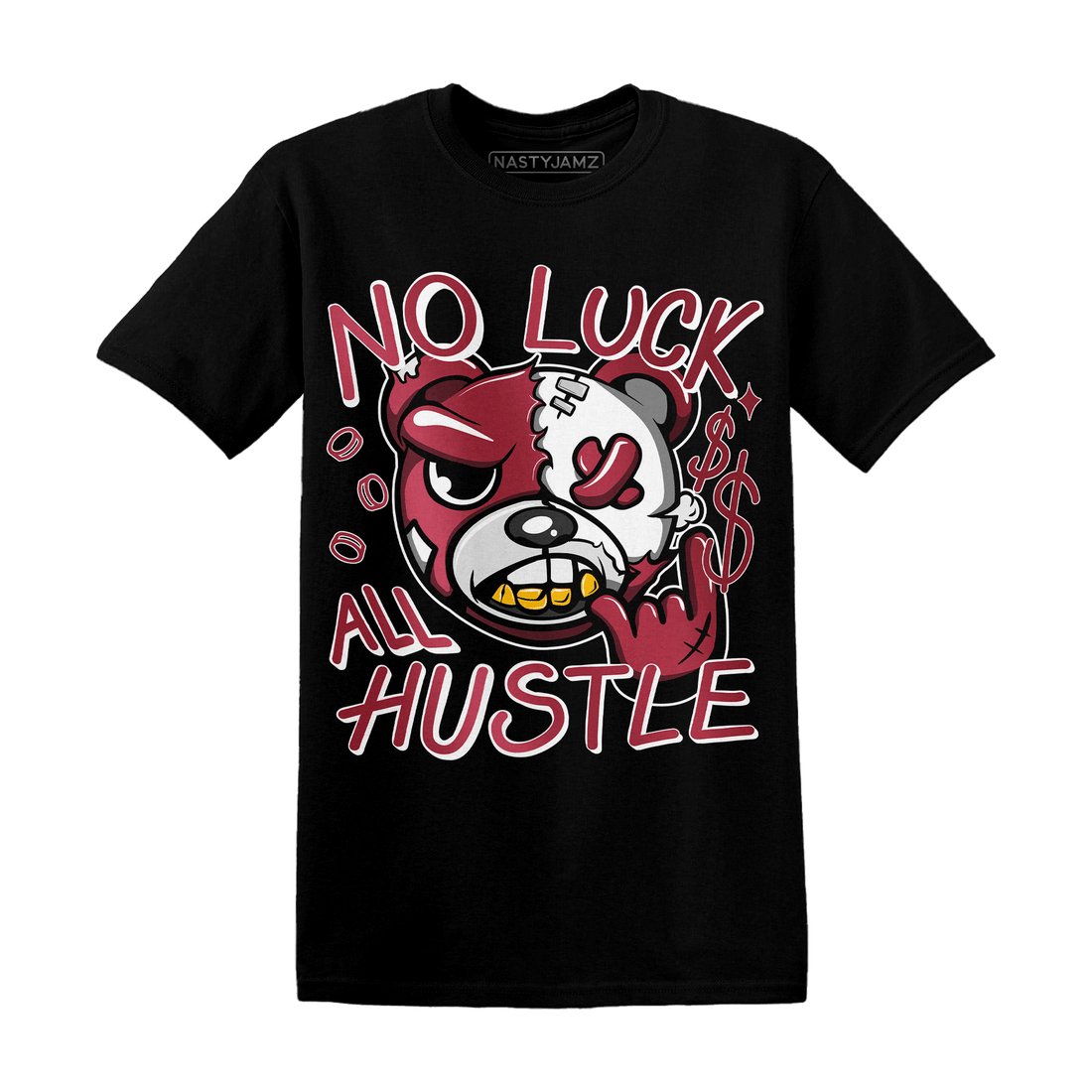 High 85 Metallic Burgundy 1s T Shirt Match All Hustle - NastyJamz
