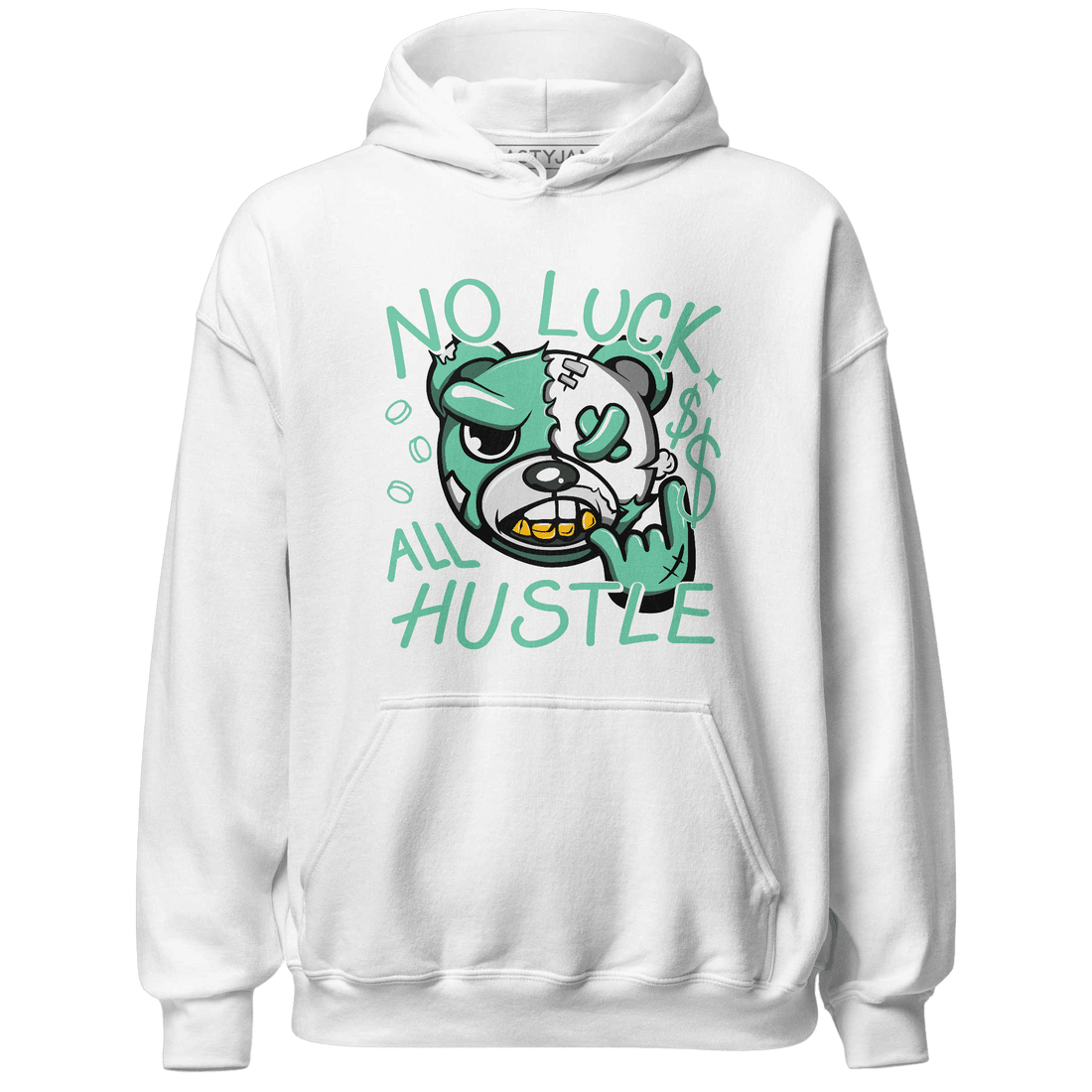 High OG Green Glow 1s Hoodie Match All Hustle - NastyJamz