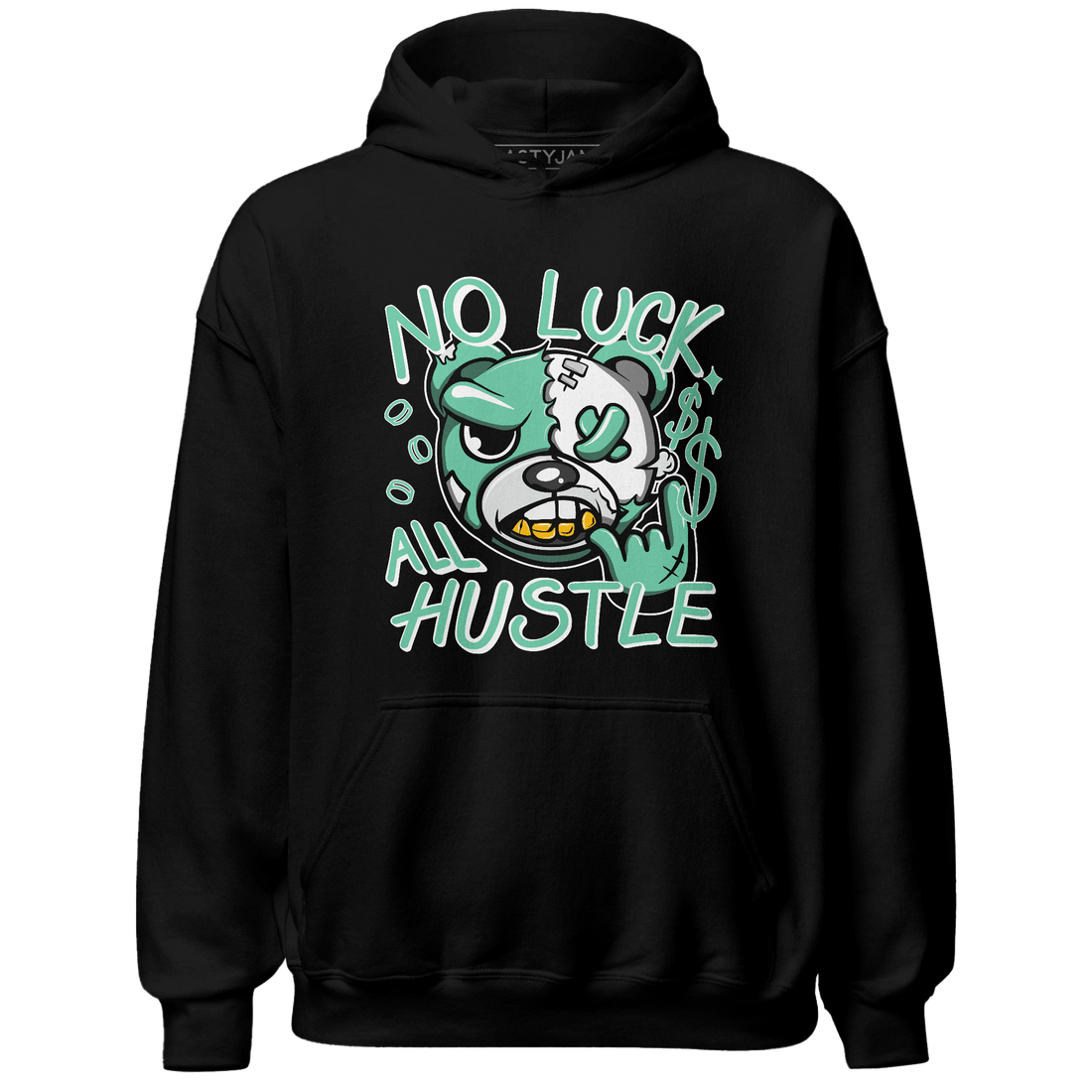 High OG Green Glow 1s Hoodie Match All Hustle - NastyJamz