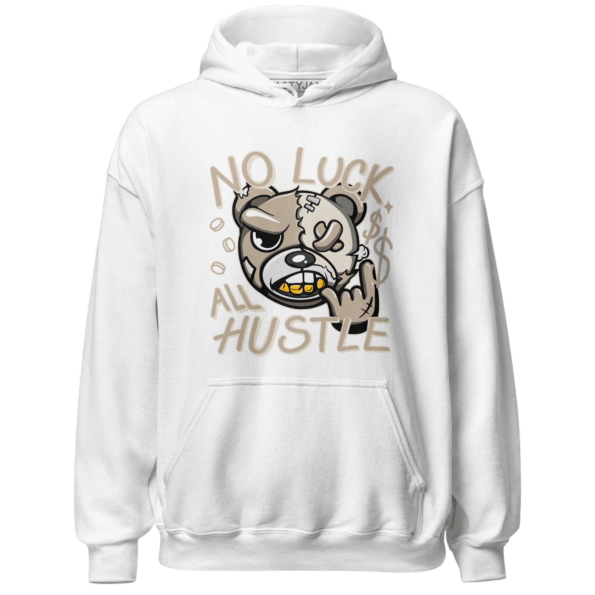 Latte 1s Hoodie Match All Hustle - NastyJamz