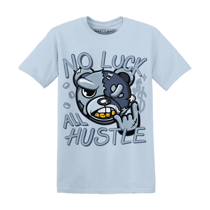 Mid Diffused Blue Grey 1s T Shirt Match All Hustle - NastyJamz