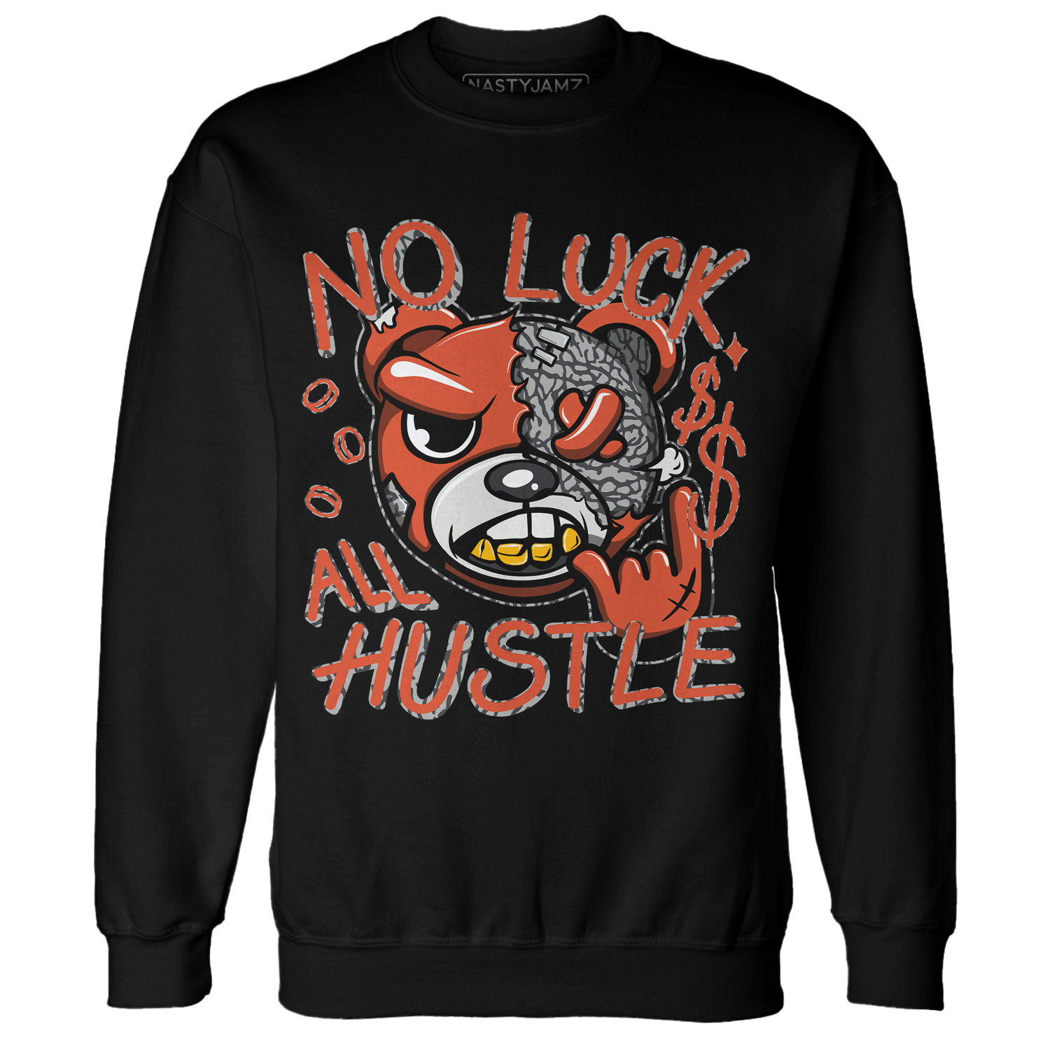 Georgia Peach 3s Sweatshirt Match All Hustle - NastyJamz