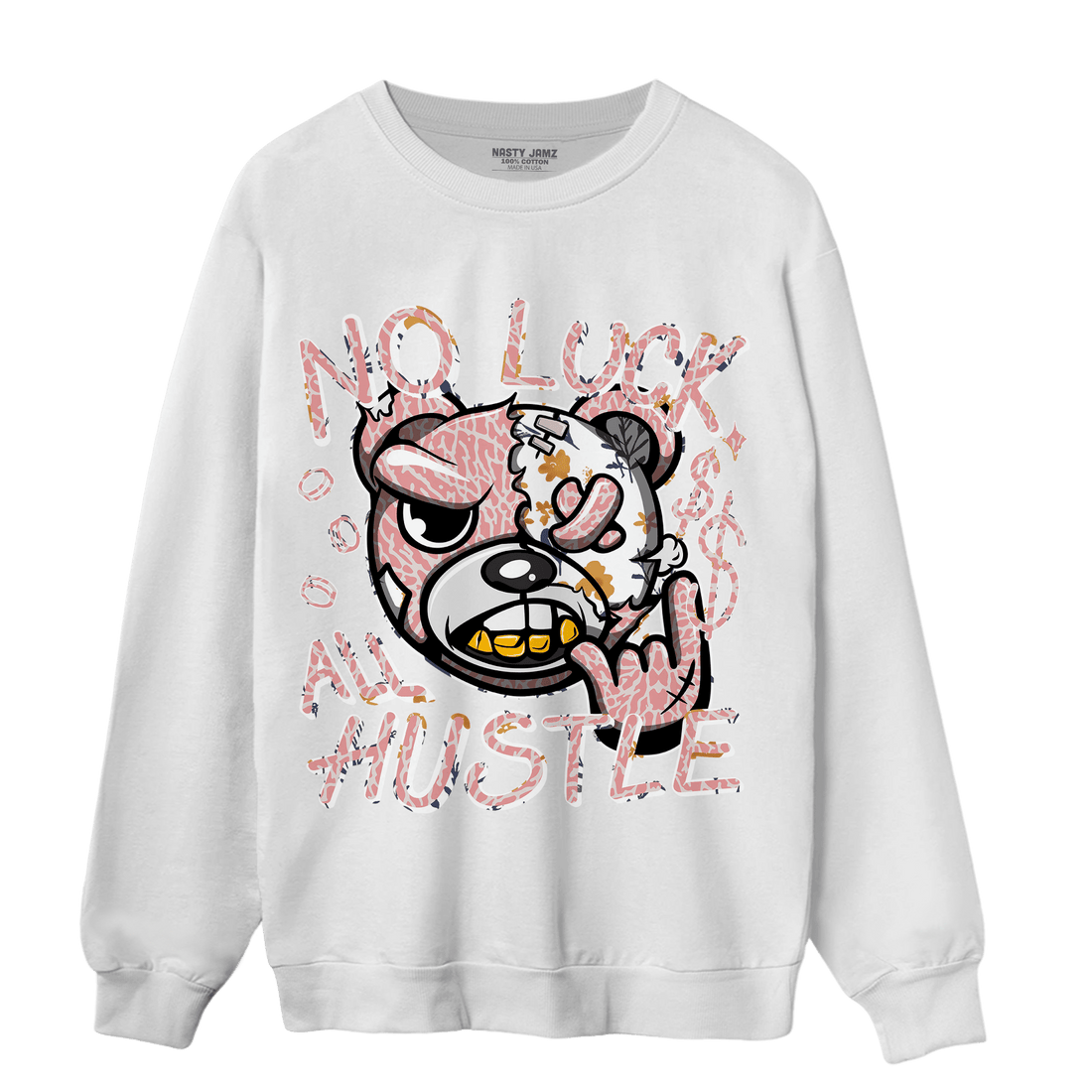 Red Stardust 3s Sweatshirt Match All Hustle - NastyJamz