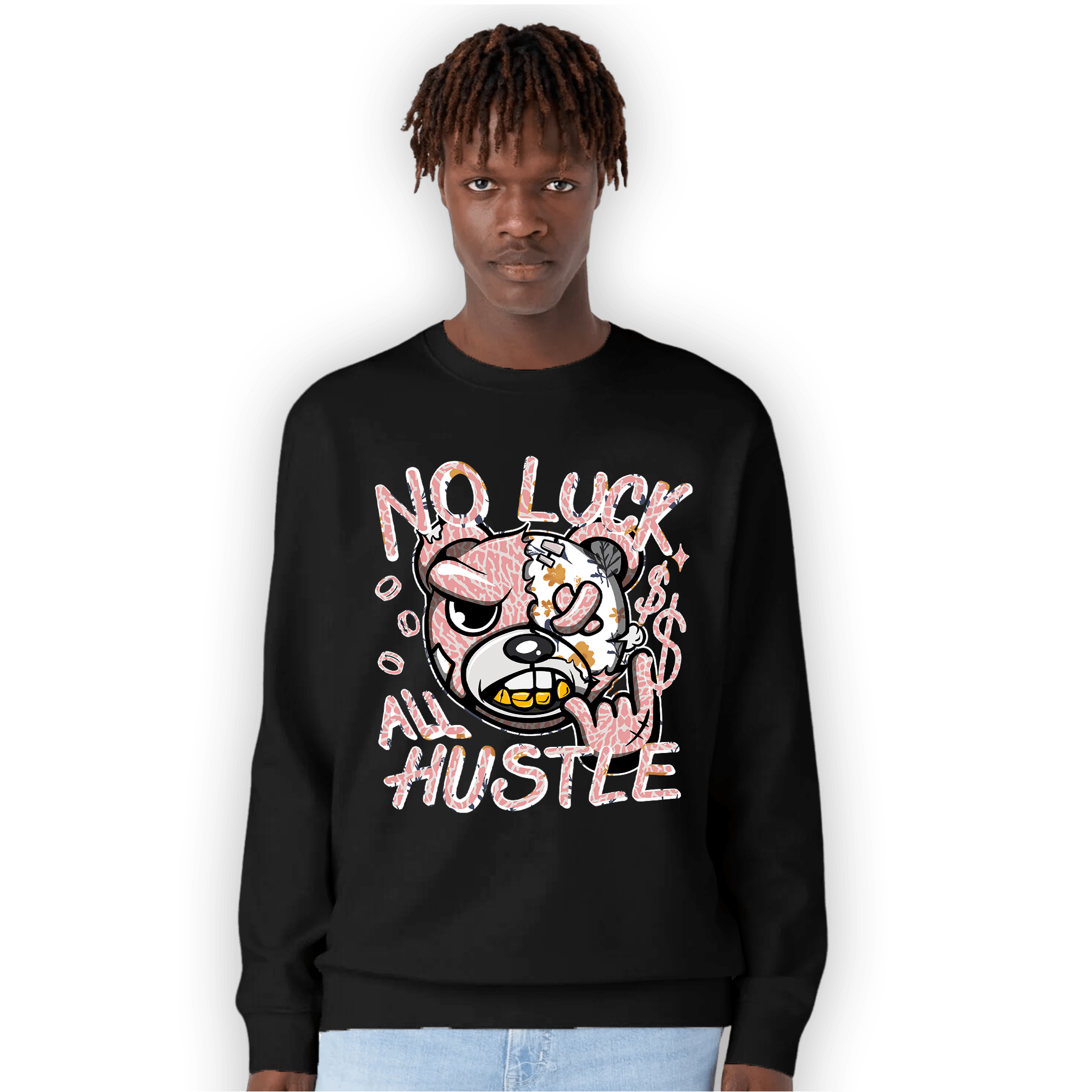 Red Stardust 3s Sweatshirt Match All Hustle - NastyJamz