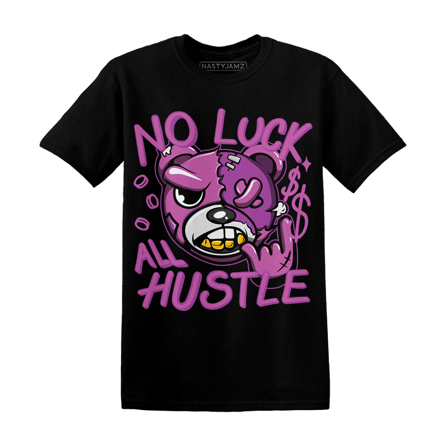 GS Hyper Violet 4s T Shirt Match All Hustle - NastyJamz