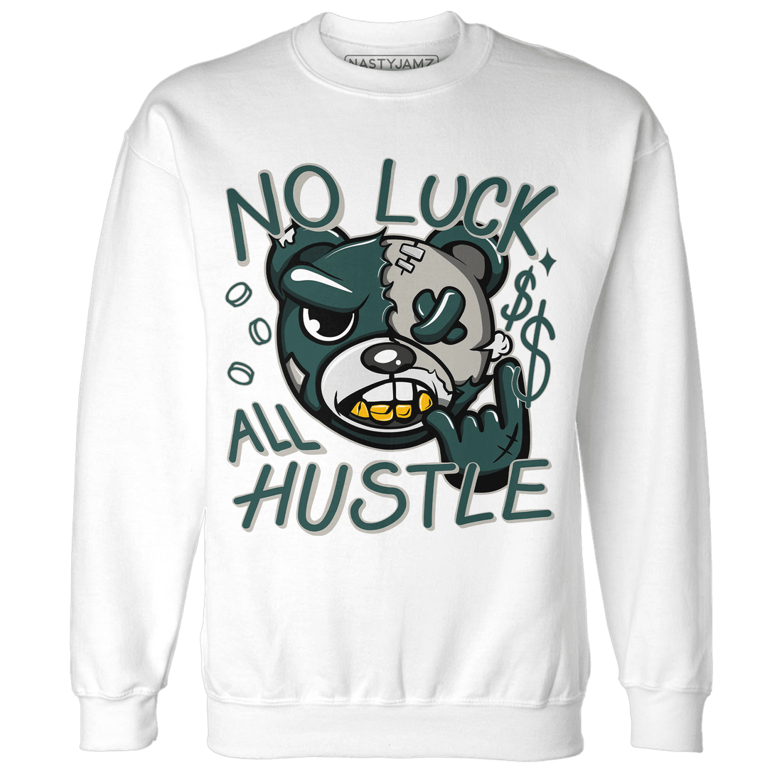Oxidized Green 4s Sweatshirt Match All Hustle - NastyJamz