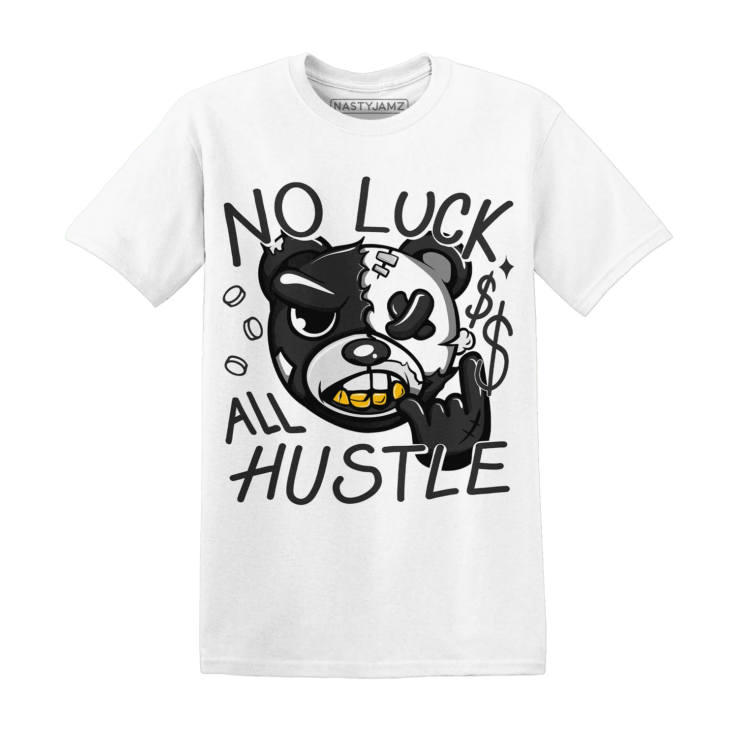 White-Thunder-4s-T-Shirt-Match-All-Hustle