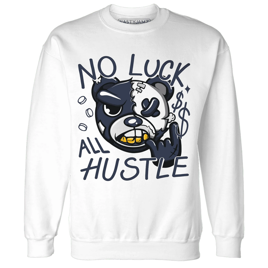White-Navy-6s-Sweatshirt-Match-All-Hustle