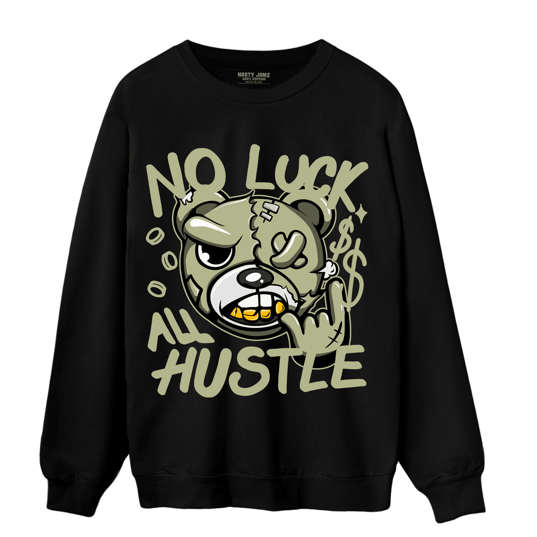 Yeezy Slide Resin Sweatshirt Match All Hustle - NastyJamz