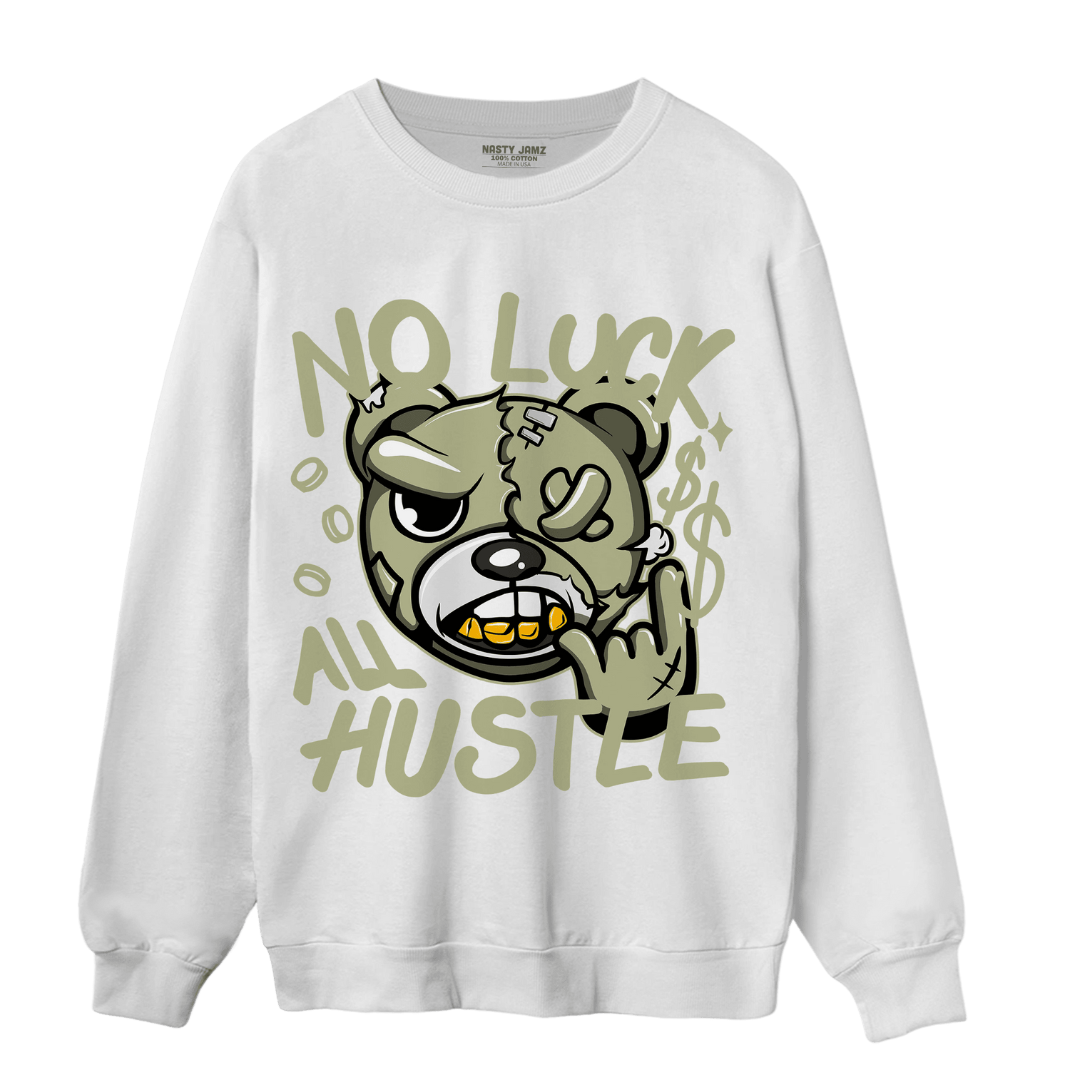 Yeezy Slide Resin Sweatshirt Match All Hustle - NastyJamz