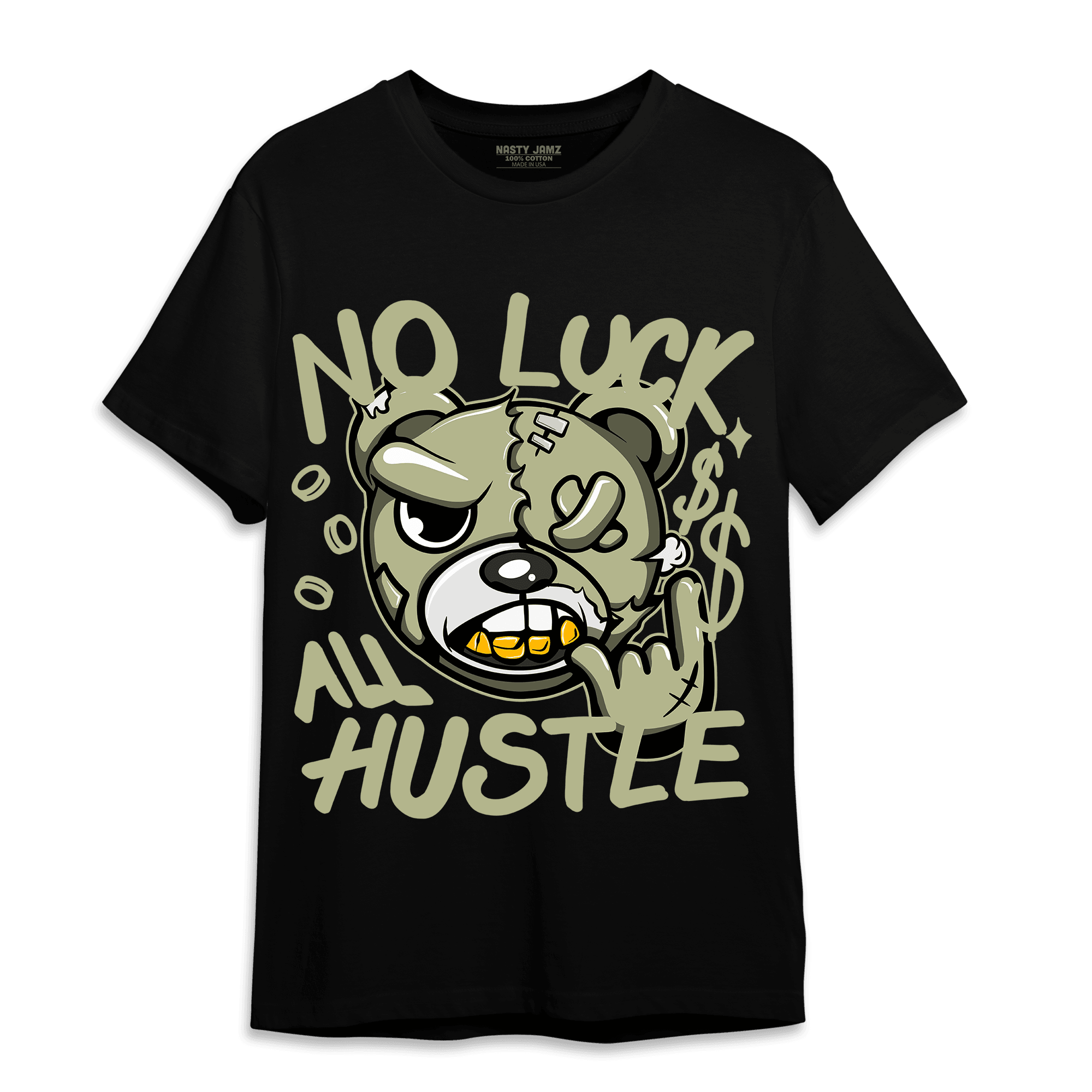 Yeezy Slide Resin T Shirt Match All Hustle - NastyJamz