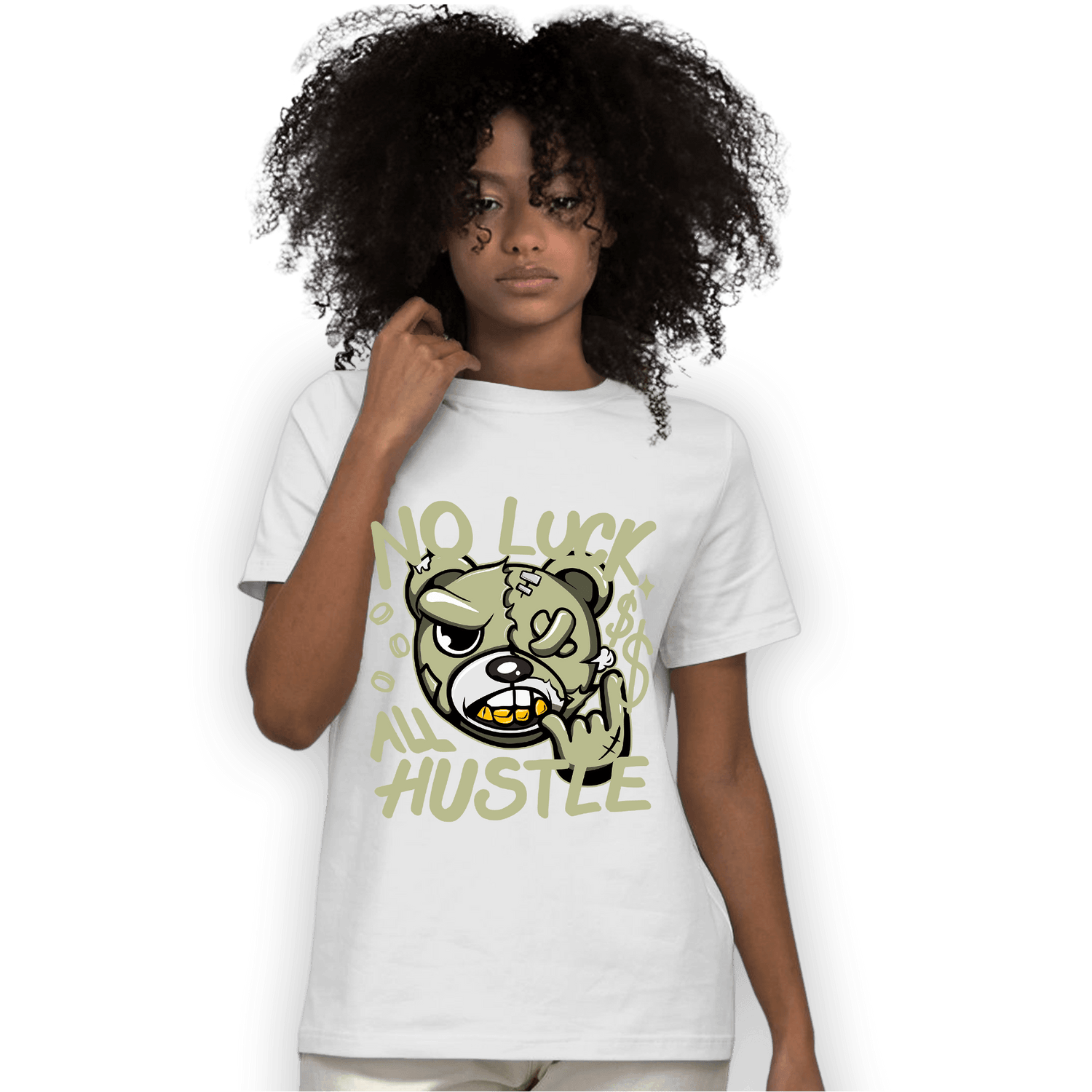 Yeezy Slide Resin T Shirt Match All Hustle - NastyJamz