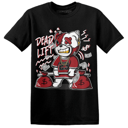 Retro Red Taxi 12s T Shirt Match BER 23 Deadlift - NastyJamz